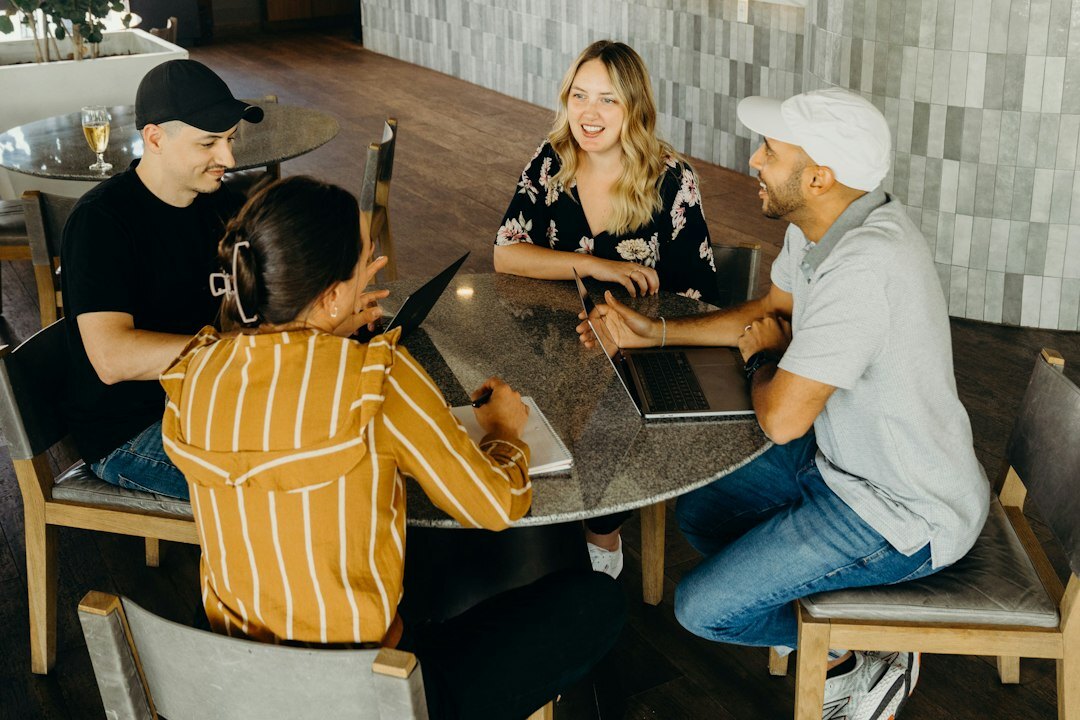 young professionals in meeting